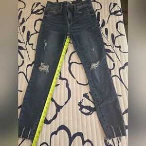 Pistola Size 28 Women's Distressed Blue Jeans